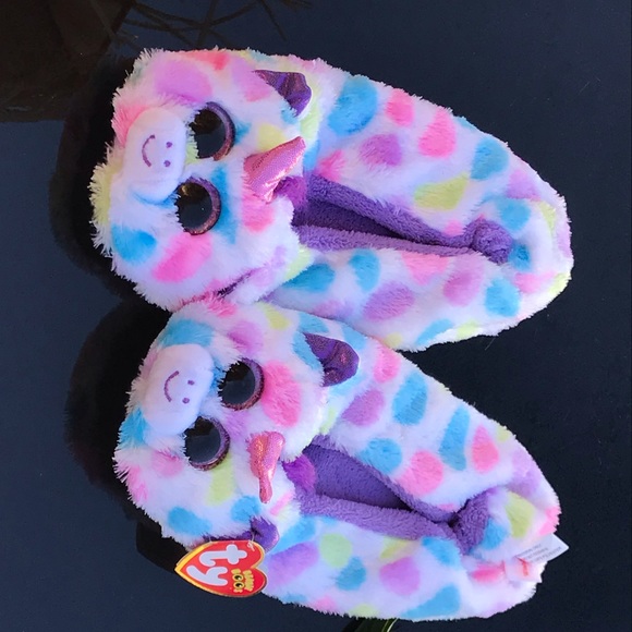 Ty Fuzzy Slippers - Picture 1 of 6